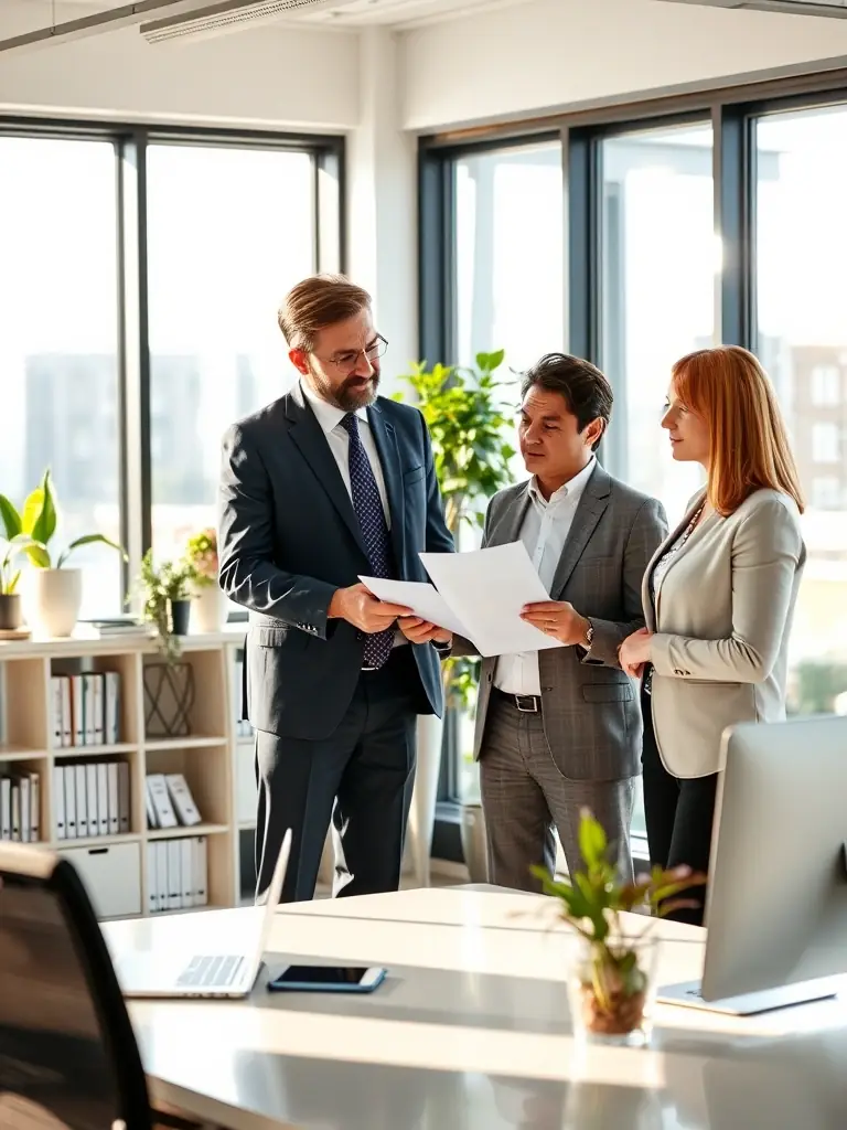 A leadership coach providing feedback and guidance to a manager during a role-playing exercise, focusing on improving communication and decision-making skills.